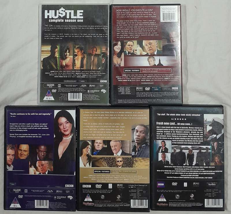 Hustle - Complete seasons 1 to 5 (10 discs)