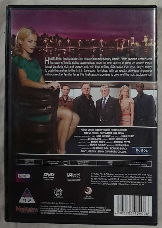 Hustle - Season 8 (final season) 2 disc dvd set