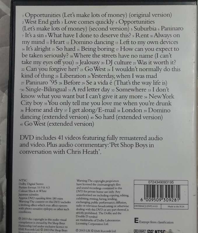 Pet Shop Boys - PopArt DVD