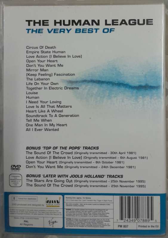 The Human League - The Very Best of DVD