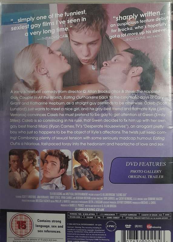 Eating Out - 5 movie collection (5 DVD bundle) (Gay Interest)