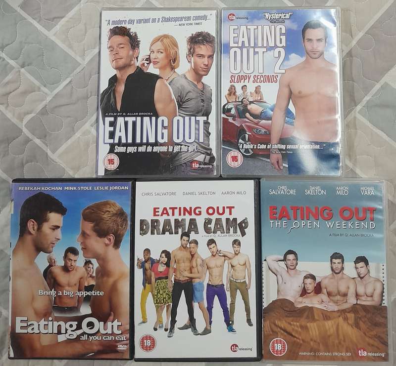 Eating Out - 5 movie collection (5 DVD bundle) (Gay Interest)