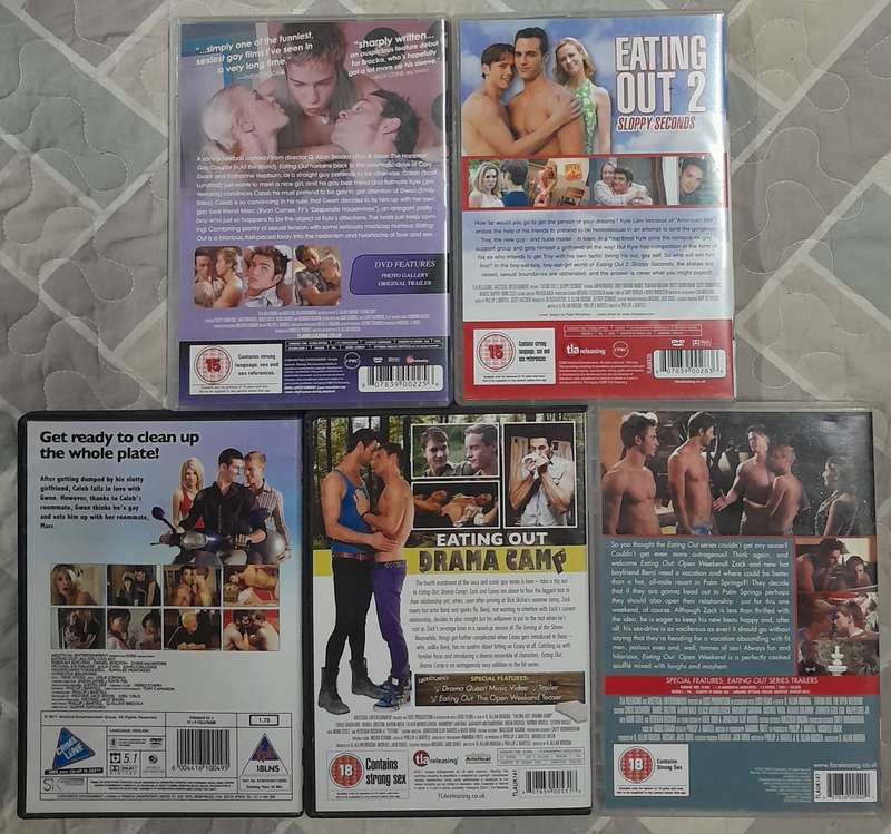 Eating Out - 5 movie collection (5 DVD bundle) (Gay Interest)