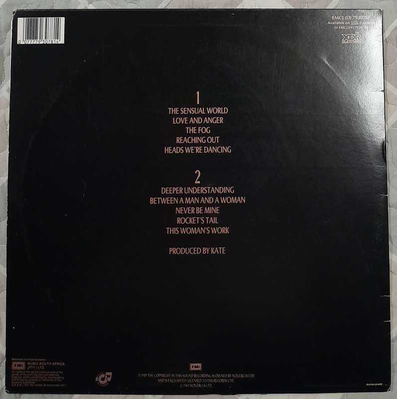 Kate Bush - The Sensual World LP (1989 South African pressing)