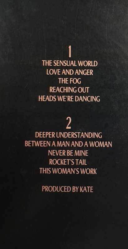 Kate Bush - The Sensual World LP (1989 South African pressing)