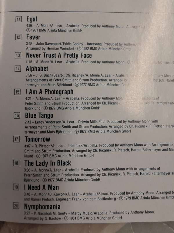 Amanda Lear - Super 20 CD
