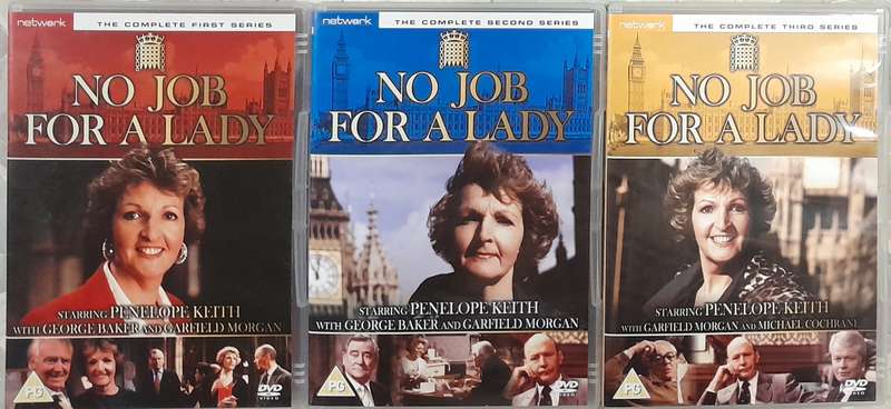 No Job For A Lady - Complete Series 1 to 3, 3DVD bundle (Penelope Keith, To The Manor Borne)