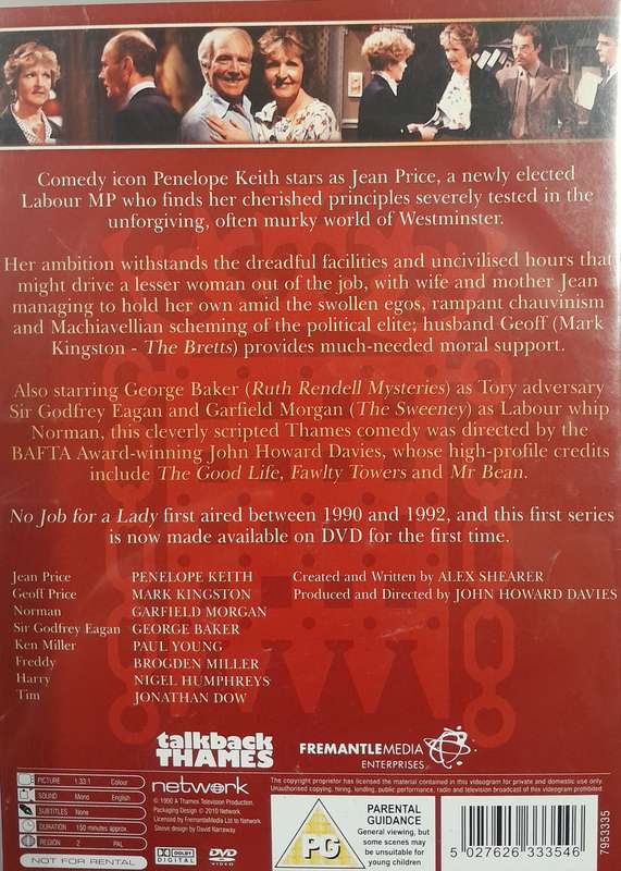 No Job For A Lady - Complete Series 1 to 3, 3DVD bundle (Penelope Keith, To The Manor Borne)