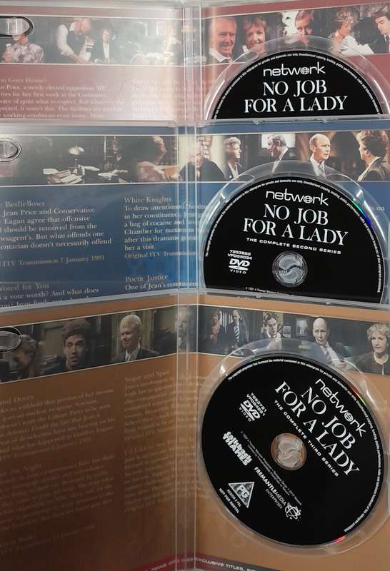 No Job For A Lady - Complete Series 1 to 3, 3DVD bundle (Penelope Keith, To The Manor Borne)