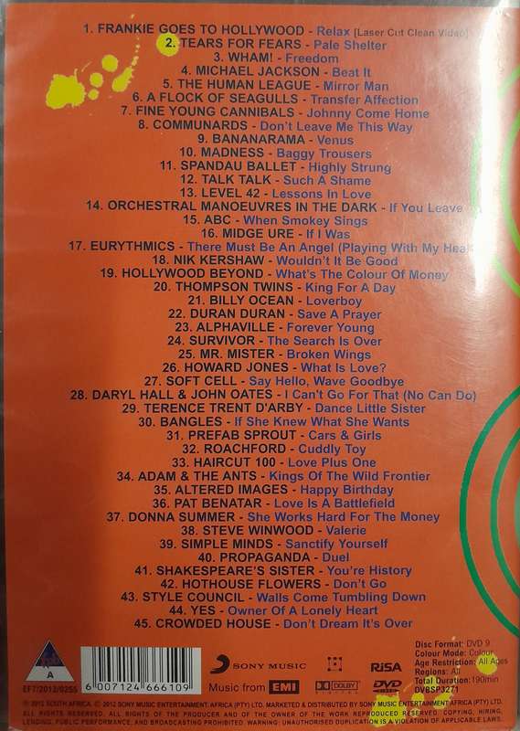 Awesome 80's DVD Bundle (Volumes 1 to 7)