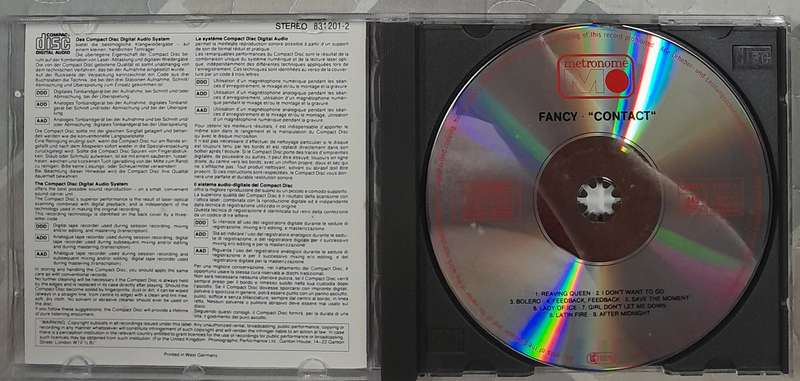 Fancy - Contact CD (2nd album)