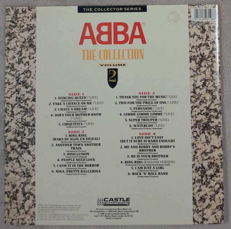 ABBA - The Collection Volume 2 (1988 2lp set)