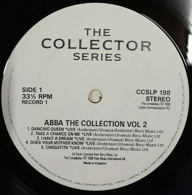 ABBA - The Collection Volume 2 (1988 2lp set)