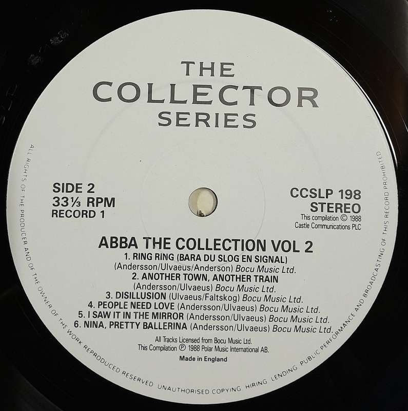 ABBA - The Collection Volume 2 (1988 2lp set)