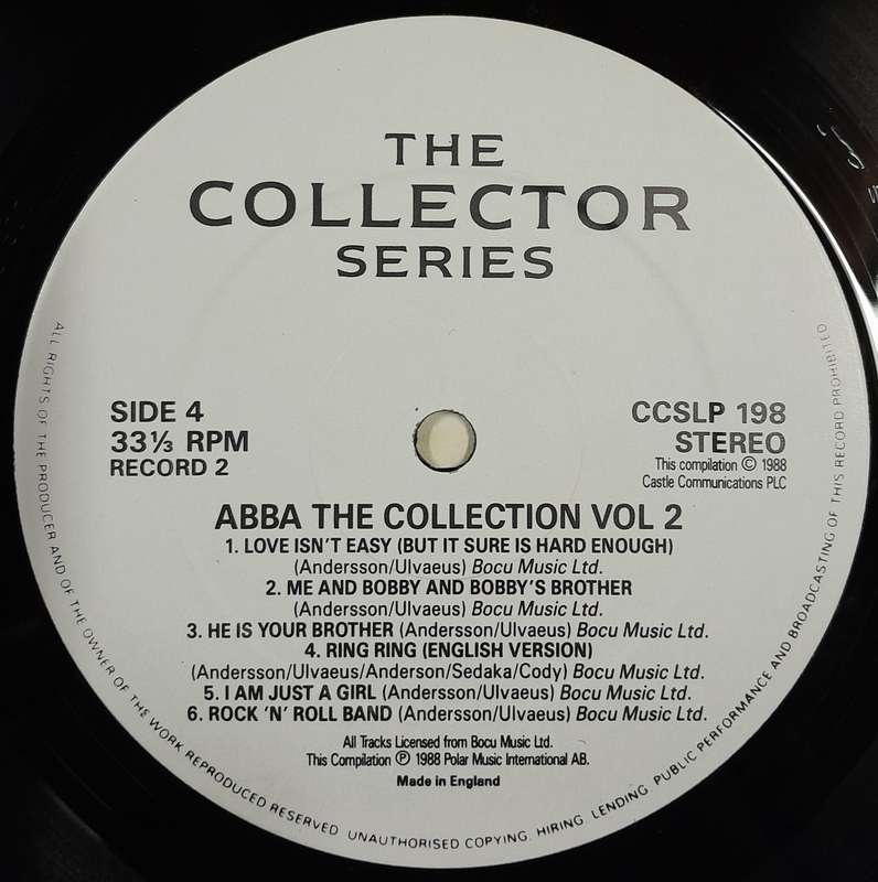 ABBA - The Collection Volume 2 (1988 2lp set)
