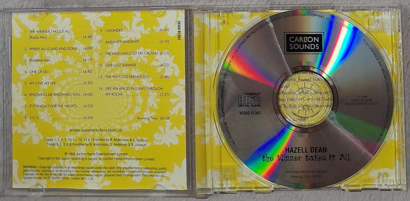 Hazell Dean - Sings ABBA - The Winner Takes It All CD