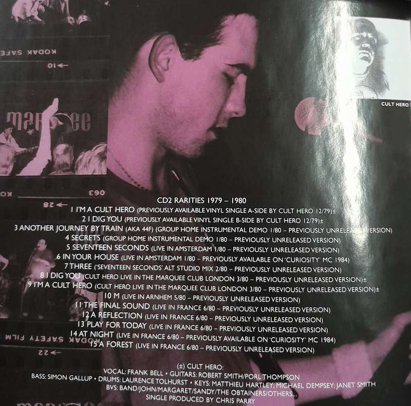 The Cure - Seventeen Seconds 2CD set (2005 release)