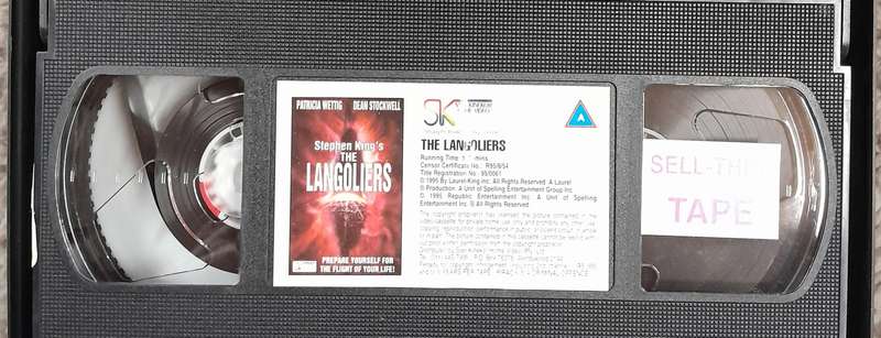 The Langoliers VHS (Stephen King)