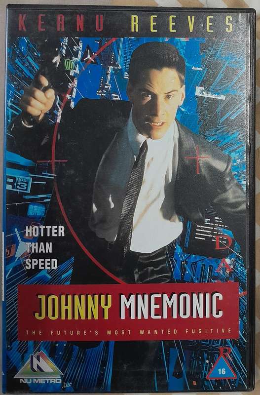 Johnny Mnemonic VHS (Keanu Reeves)