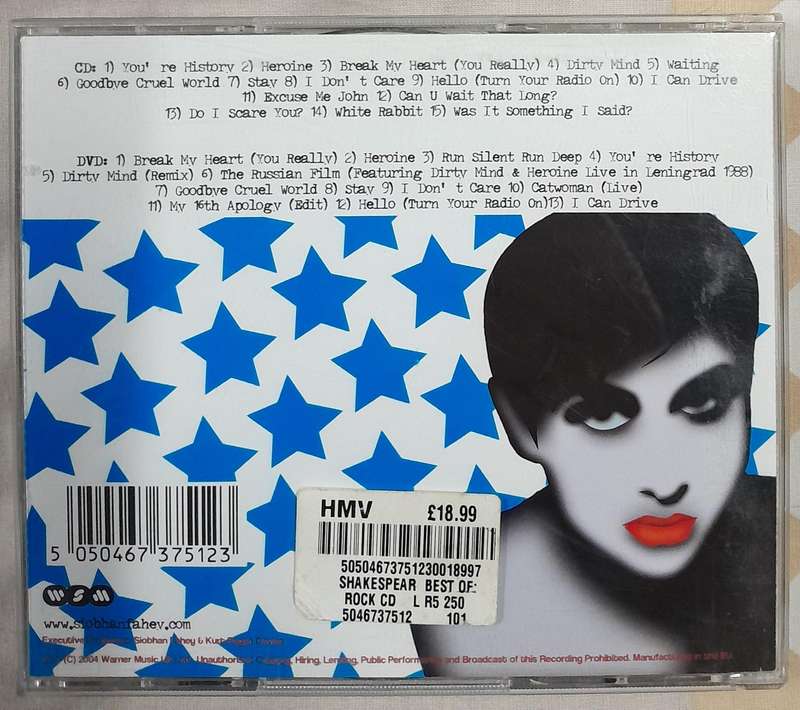 Shakespear's Sister - The Best Of CD/DVD combo (Shakespears Sister / Bananarama)