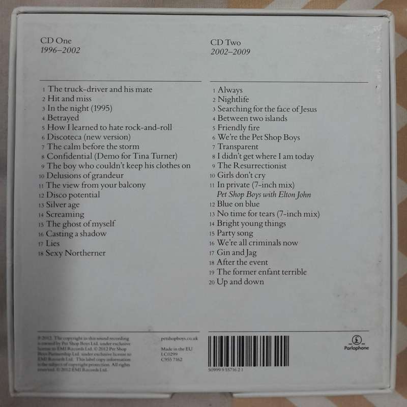 Pet Shop Boys - Format (b-sides and bonus tracks 1996 - 2009) 2 disc box set