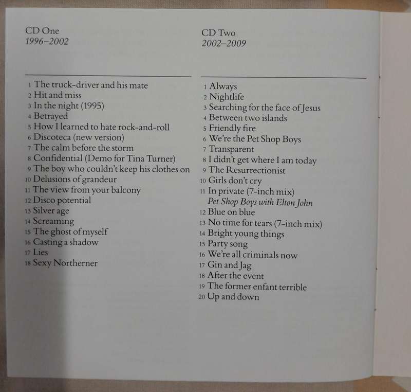 Pet Shop Boys - Format (b-sides and bonus tracks 1996 - 2009) 2 disc box set