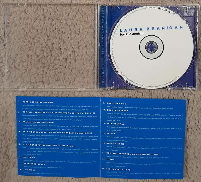 Laura Branigan - Back In Control CD (Greatest Hits and Remixes)