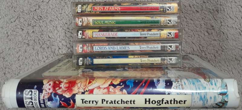 Terry Pratchett's Discworld - Assortment of 6 audio books on cassette