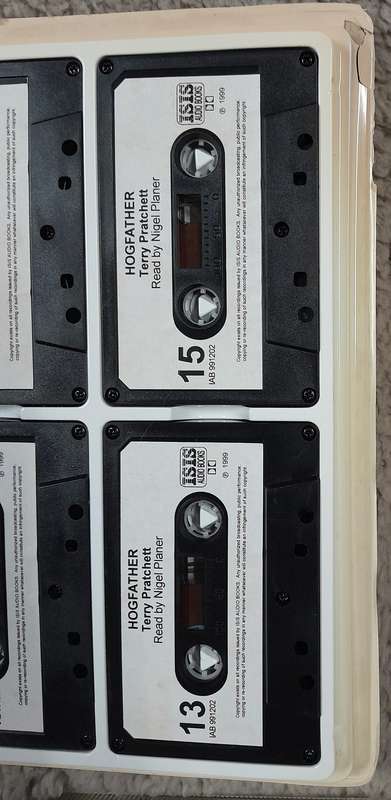 Terry Pratchett's Discworld - Assortment of 6 audio books on cassette
