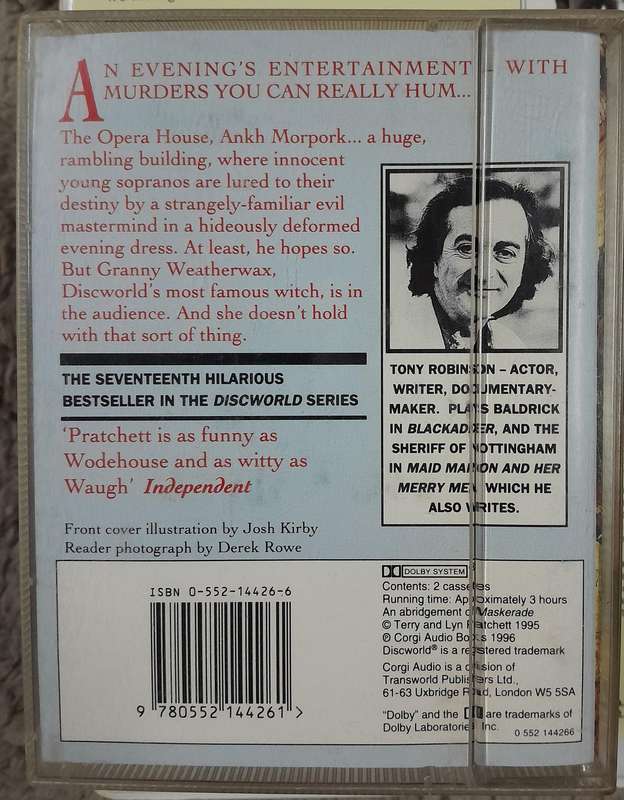 Terry Pratchett's Discworld - Assortment of 6 audio books on cassette