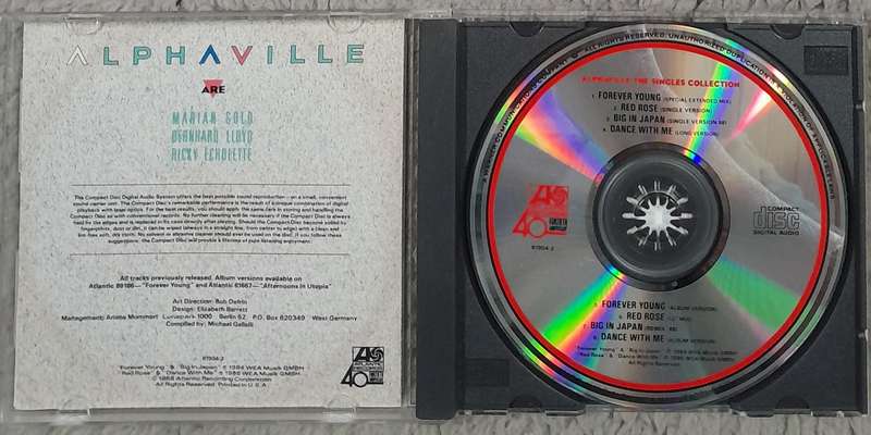 Alphaville - The Singles Collection CD (1988 USA compilation)
