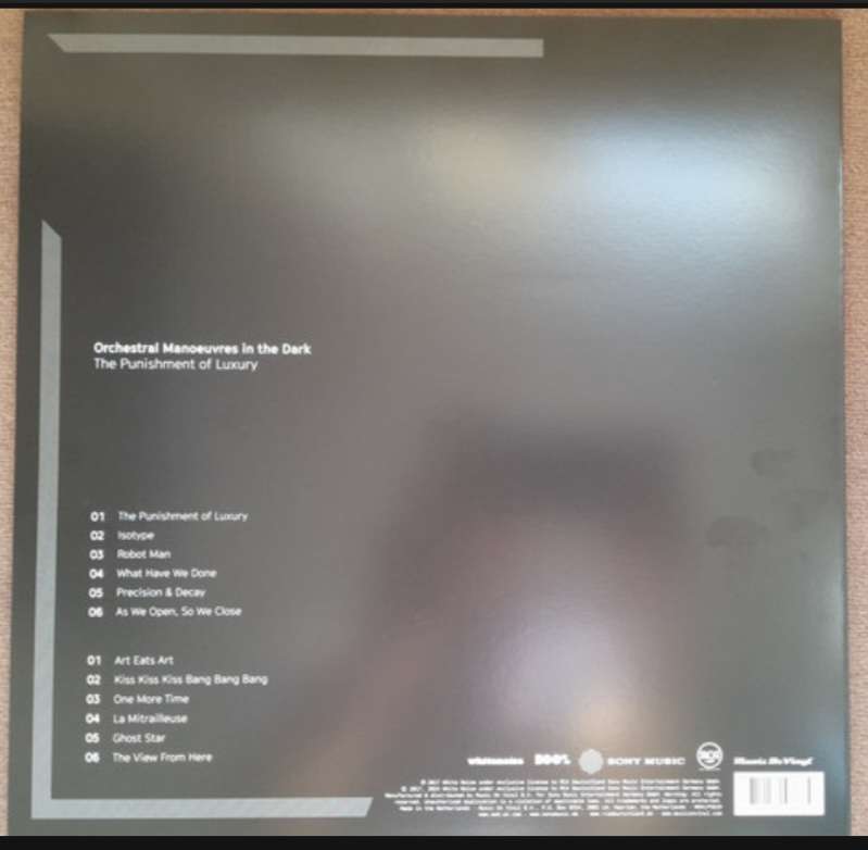 OMD - The Punishment of Luxury LP (Ltd edition blue vinyl 2024)