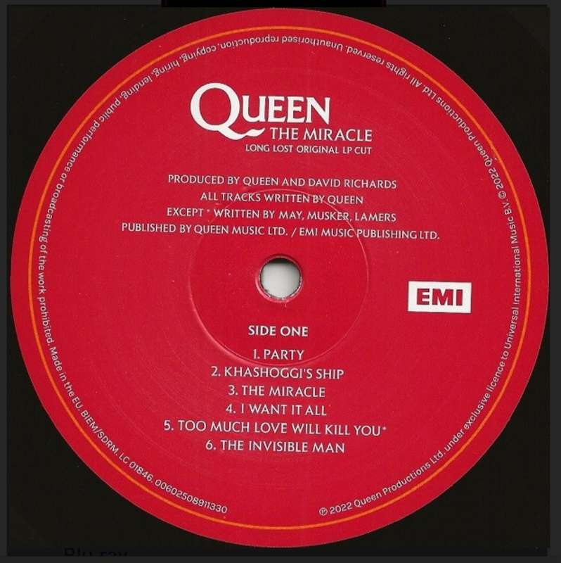 Queen - The Miracle Super Deluxe Box Set (1 LP, 5Cd, DVD, BLU-RAY, Posters, Book and more)