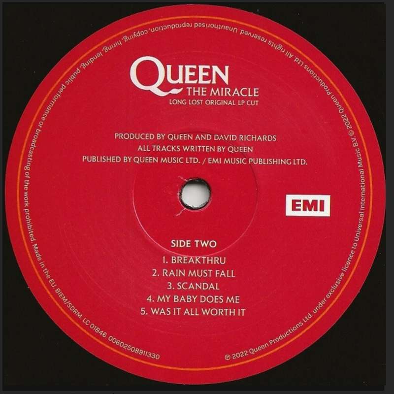 Queen - The Miracle Super Deluxe Box Set (1 LP, 5Cd, DVD, BLU-RAY, Posters, Book and more)