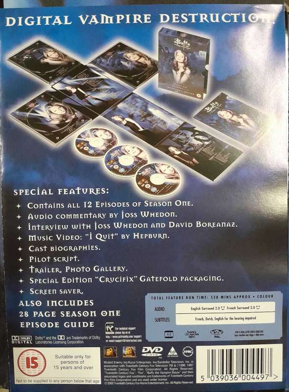 Buffy The Vampire Slayer - Season 1 (3dvd set)
