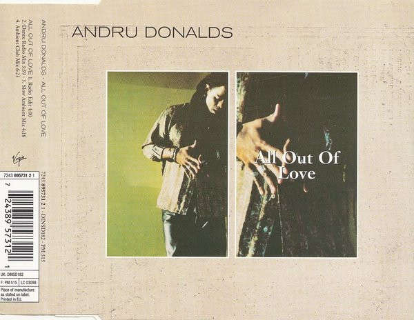 Andru Donalds - All Out Of Love CDsingle