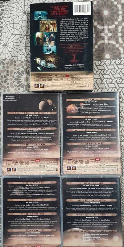 Firefly - Complete series dvd (4 disc set, Joss Whedon, Nathan Fillion)