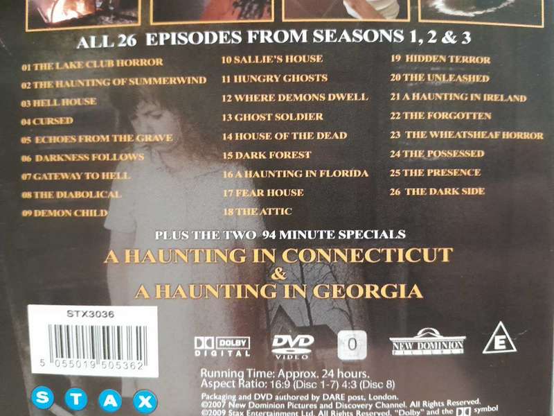 A Haunting - Seasons 1,2 and 3 DVD (8discs, 26 episodes)