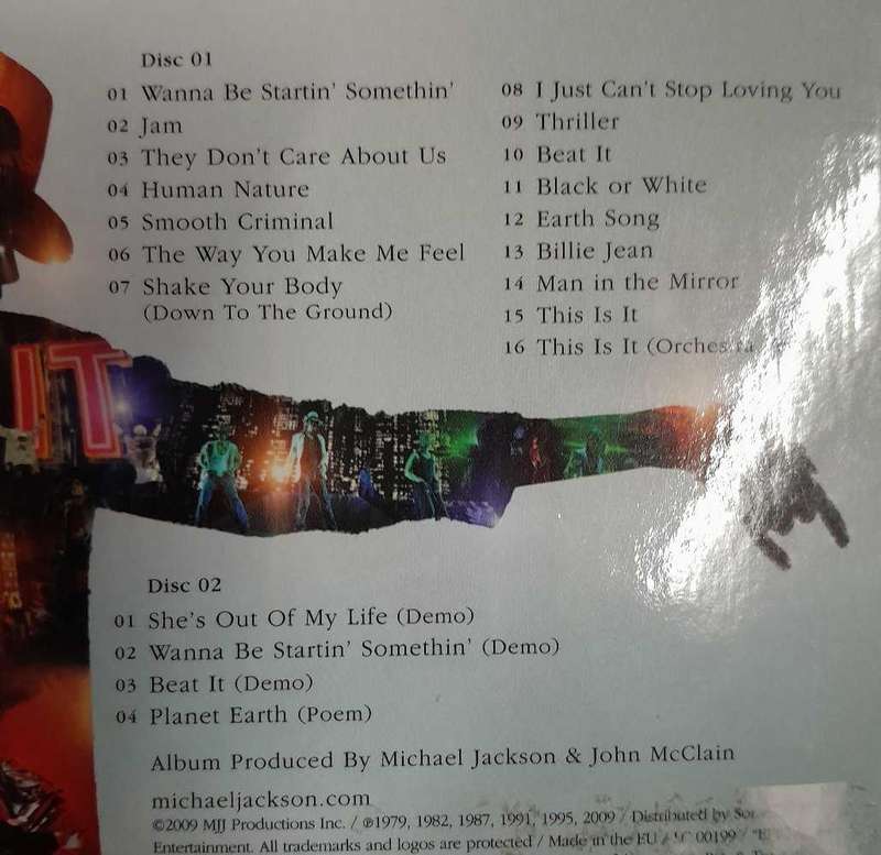 Michael Jackson - This Is It 2Cd plus 2Dvd bundle