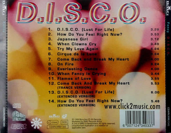 Fancy - D.I.S.C.O CD