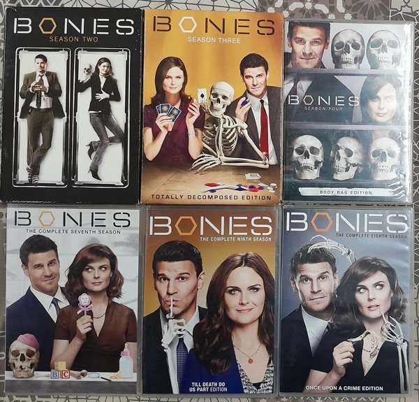 Bones - Seasons 2, 3, 4, 7, 8 and 9 (DVD bundle)