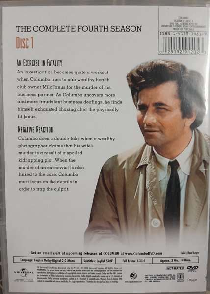 Columbo - Season 4 DVD