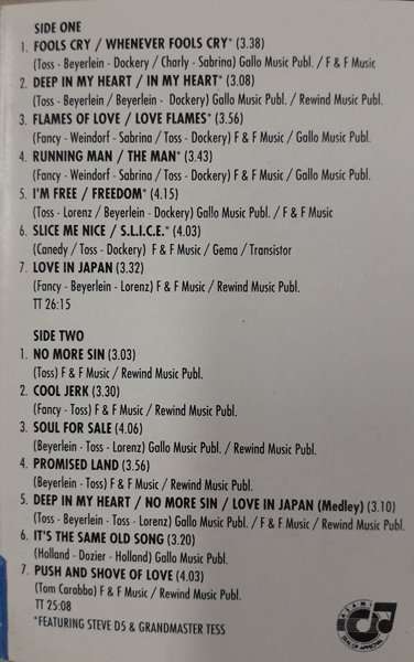 Fancy - Deep In My Heart (6th album) Cassette