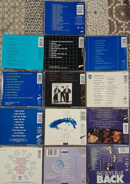 Bad Boys Blue - 13 CD bundle (5 South African pressings, 8 German pressings)