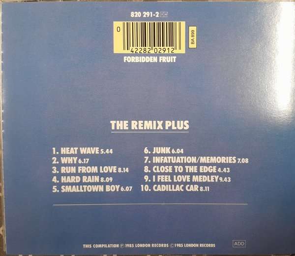 Bronksi Beat - Hundreds & Thousands CD (The Remix Plus album)