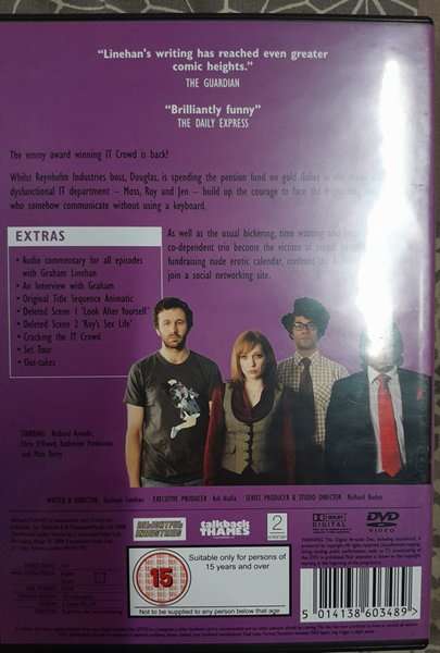 The IT Crowd seasons 1 to 3 DVD box set