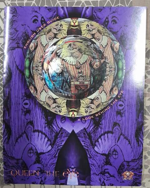 Queen - The Eye PC Cd-rom game (Big Box, bundled with official novel and "Art of" books)