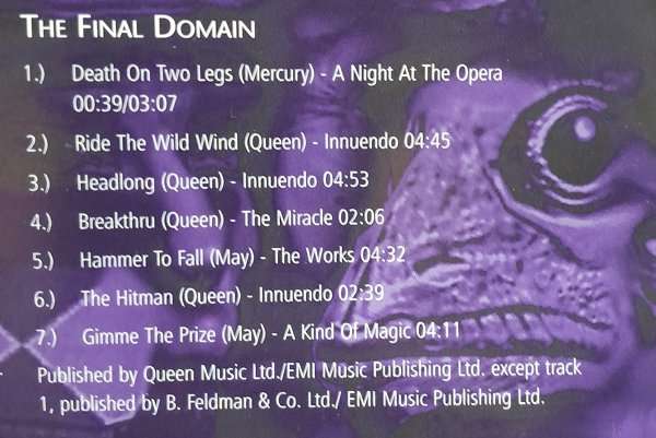 Queen - The Eye PC Cd-rom game (Big Box, bundled with official novel and "Art of" books)