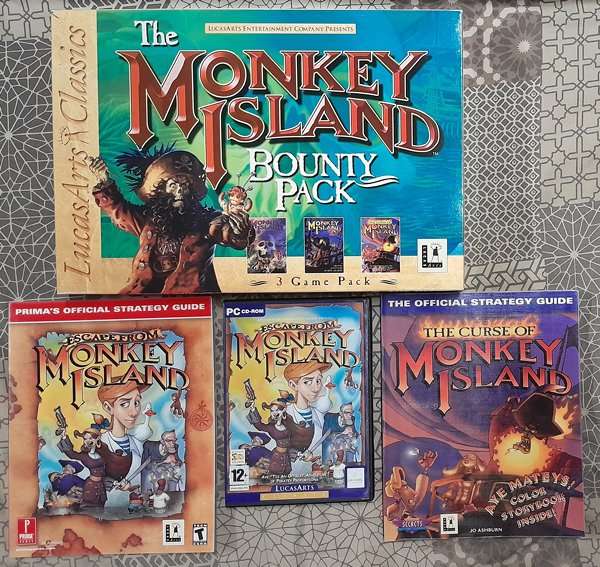 Monkey Island Bounty Pack (4 game bundle) Big Box pc game