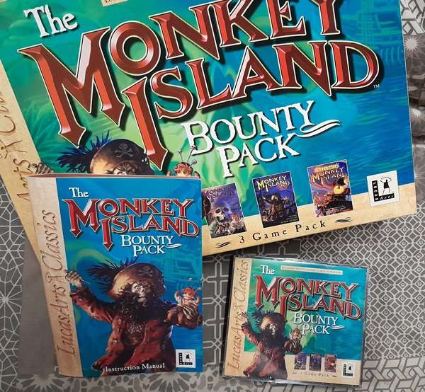 Monkey Island Bounty Pack (4 game bundle) Big Box pc game